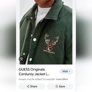 Guess originals corduroy jacket